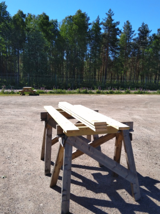 Bygga Bänkbord / Picknickbord "Filip" 6-personer