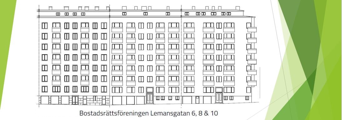 Bostadsrättsföreningen Lemansgatan 6, 8 & 10